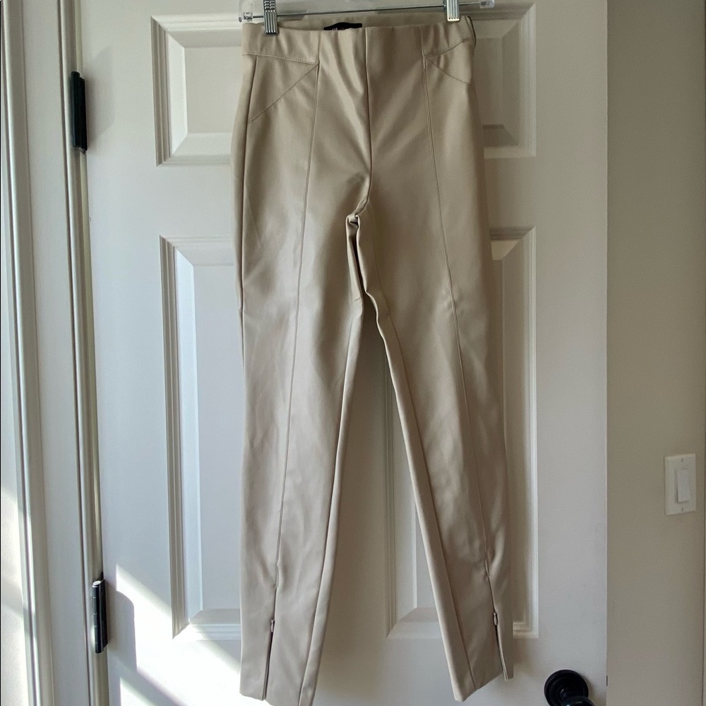 Faux leather leggings